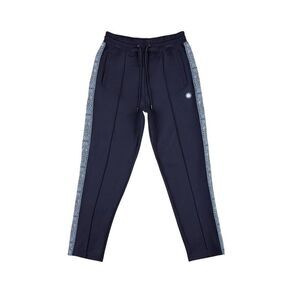 Pretty Green Mens Paisley Taped Slim Joggers / Navy